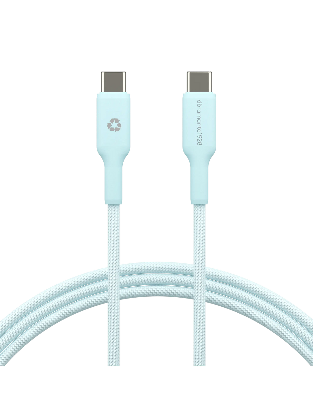 re-charge - Braided Cable 1.5m USB-C to USB-C 60W - Blue Cables