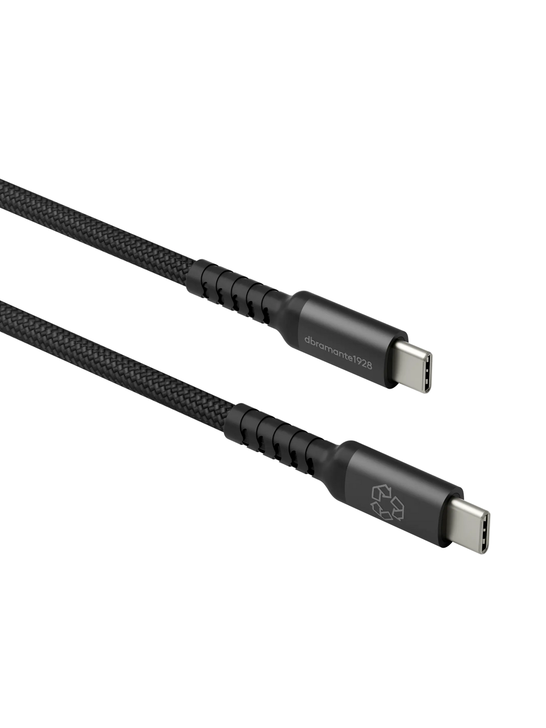 re-charge IT - Cable - Braided - 2m USB-C/USB-C 100W - Black Cable