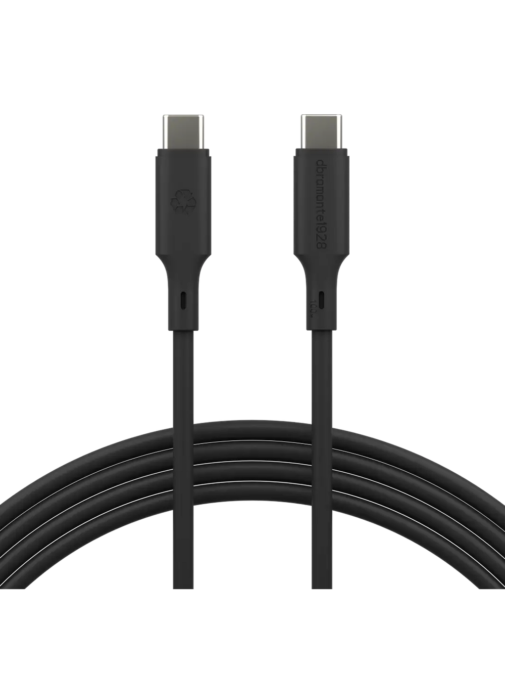 re-charge IT - Cable - 2m USB-C/USB-C 100W - Black Cable