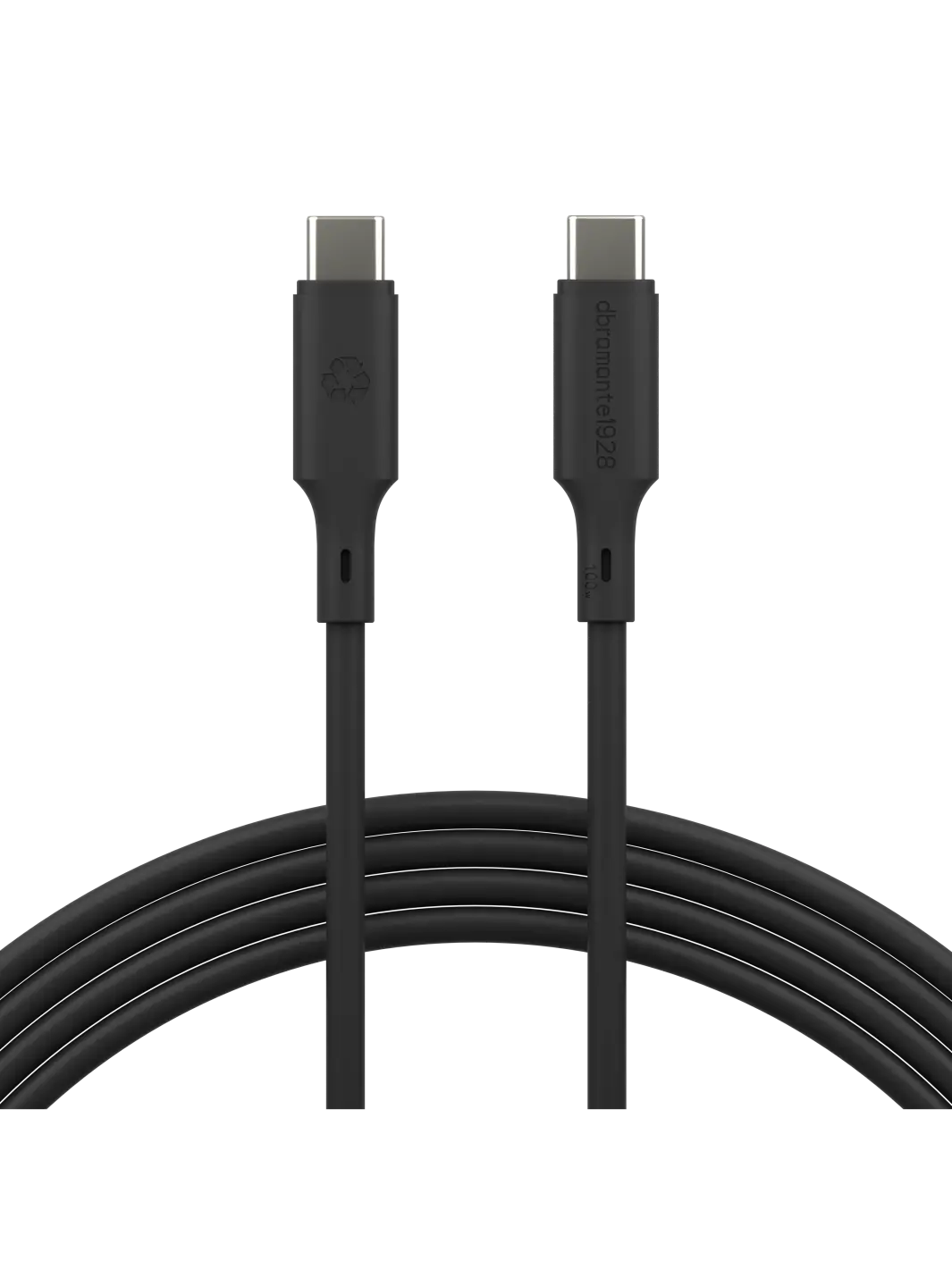 re-charge IT - Cable - 2m USB-C/USB-C 100W - Black Cable