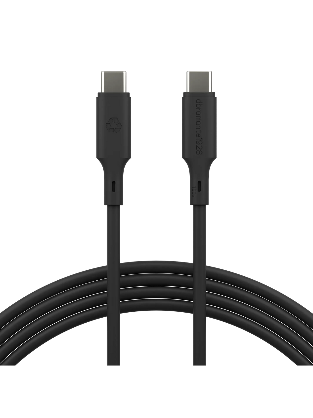 re-charge IT - Cable - 2m USB-C/USB-C 100W - Black Cable