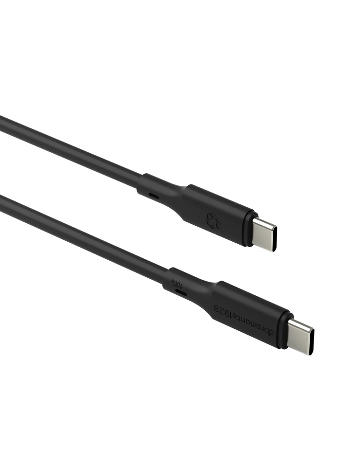 re-charge IT - Cable - 2m USB-C/USB-C 100W - Black Cable