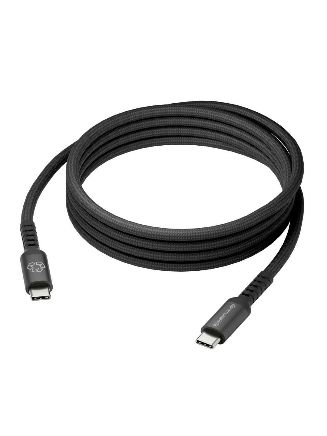 re-charge IT - Cable - Braided - 2m USB-C/USB-C 240W - Black