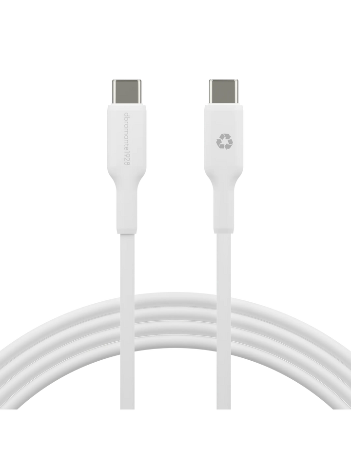 re-charge - Cable - 2m USB-C to USB-C  - White