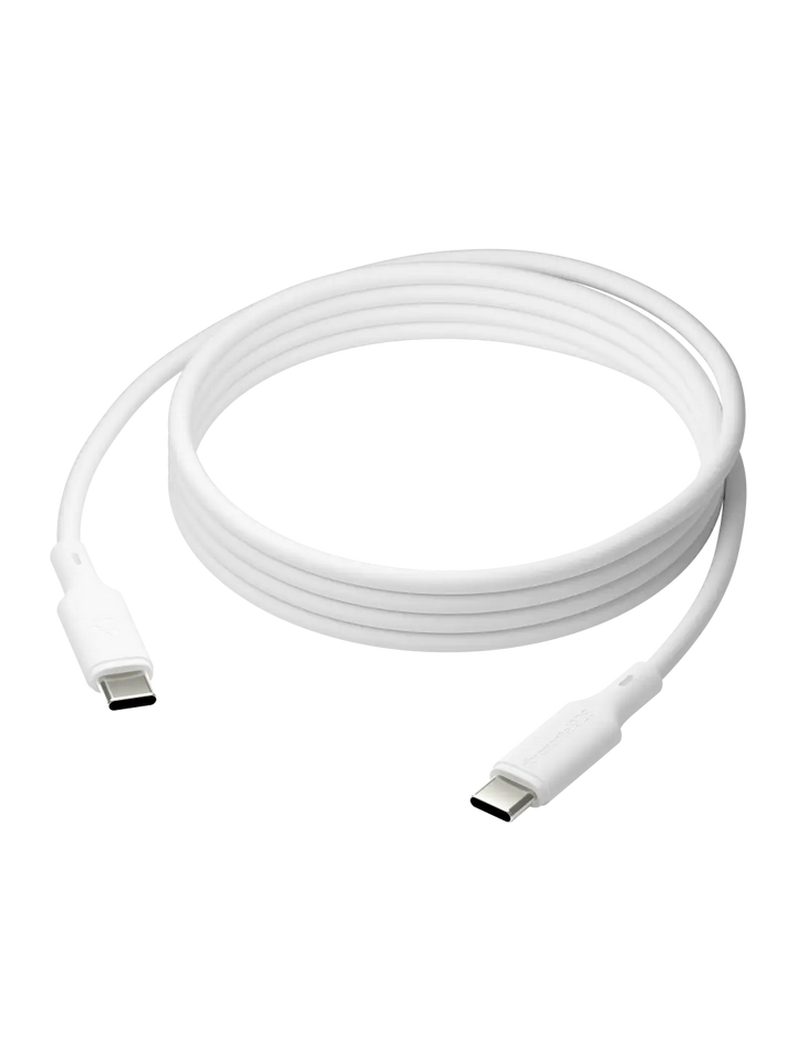re-charge IT - Cable - 2m USB-C/USB-C 100W - White Cable