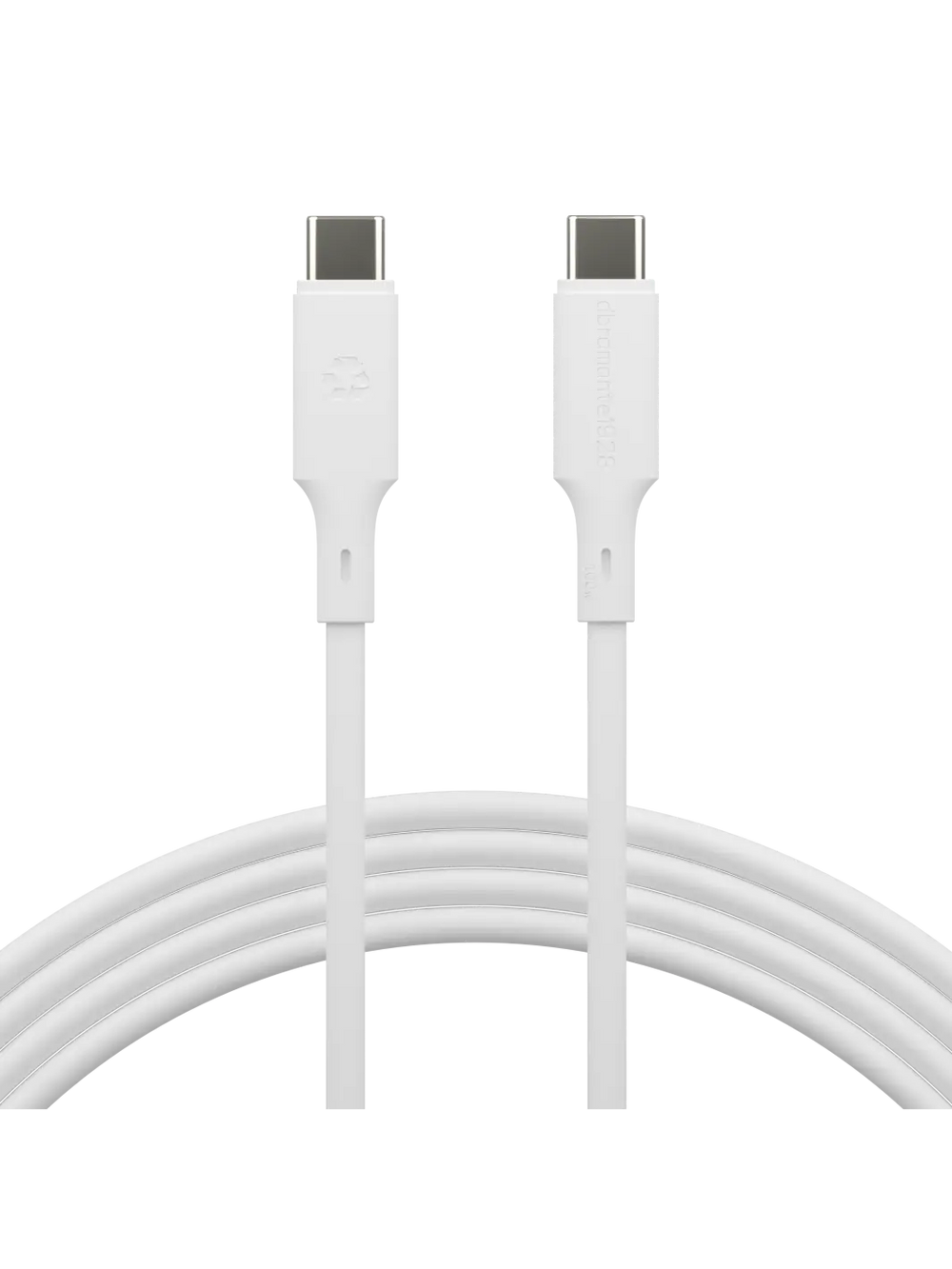 re-charge IT - Cable - 2m USB-C/USB-C 100W - White Cable