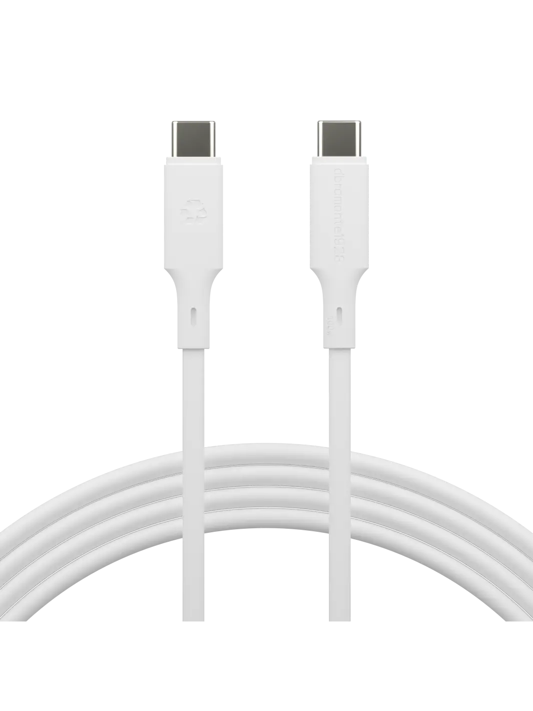 re-charge IT - Cable - 2m USB-C/USB-C 100W - White Cable