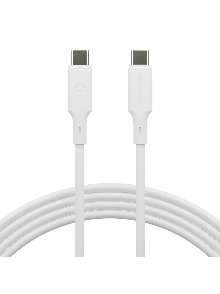 re-charge IT - Cable - 2m USB-C/USB-C 100W - White Cable