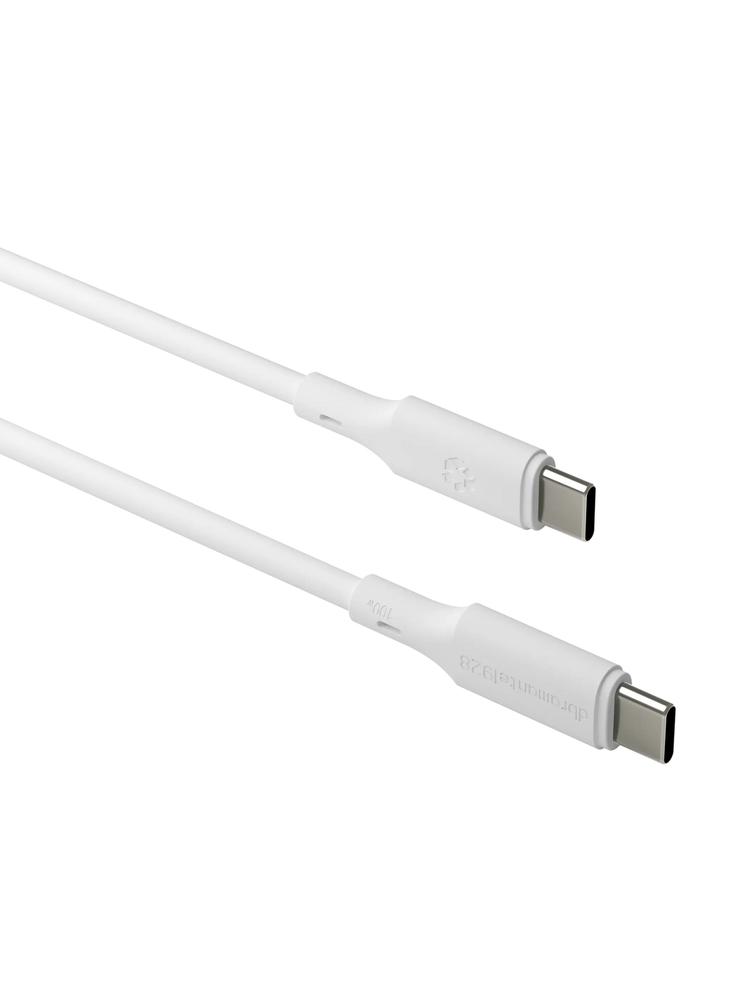 re-charge IT - Cable - 2m USB-C/USB-C 100W - White Cable