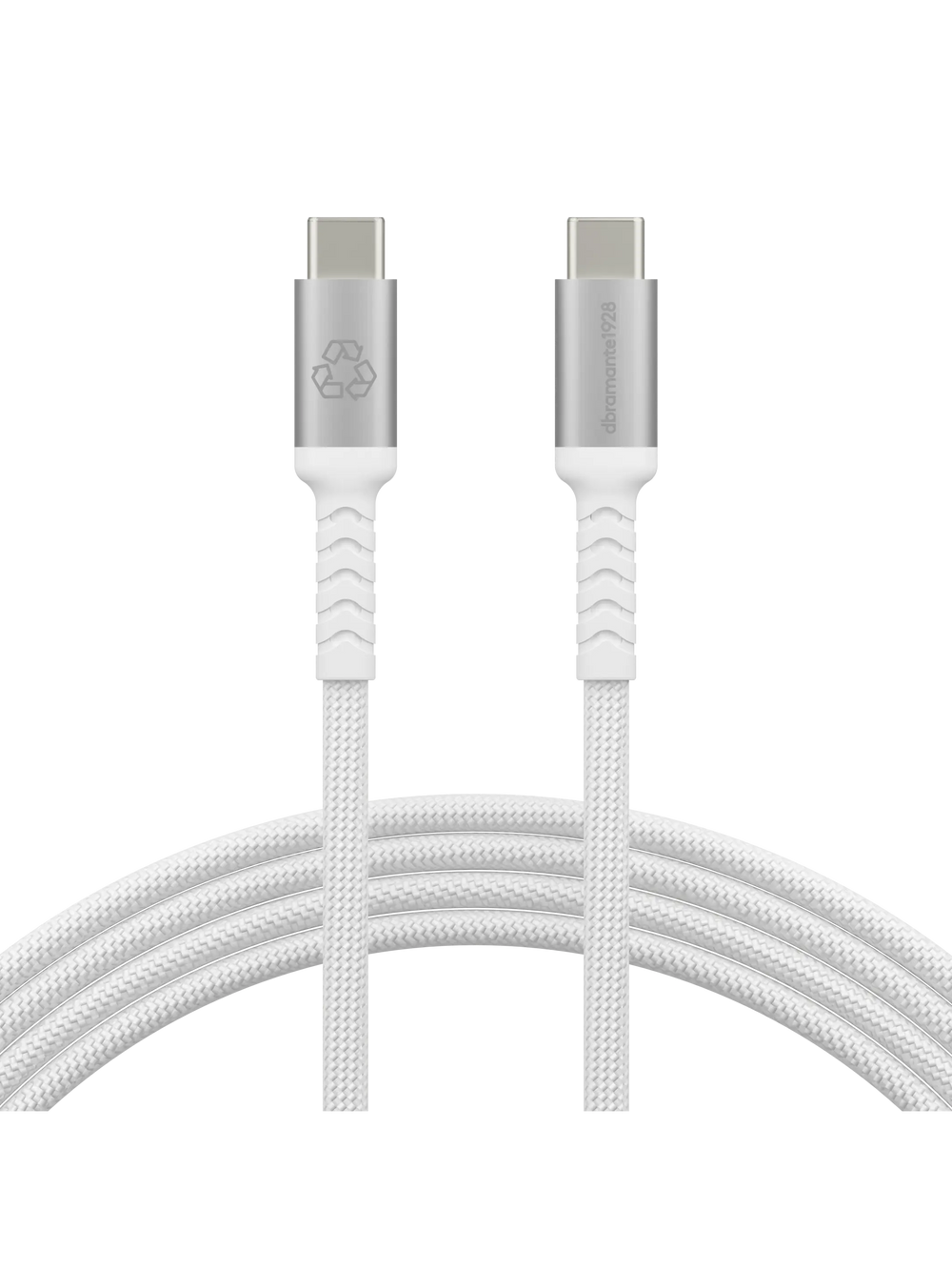 re-charge IT - Cable - Braided - 2m USB-C/USB-C 240W - WHT