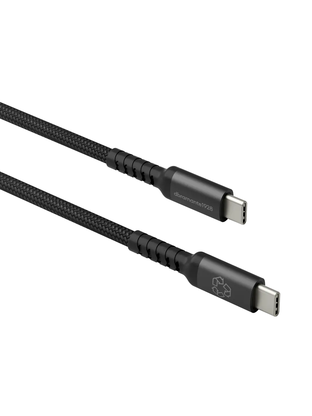 re-charge IT - Cable - Braided - 3m USB-C/USB-C 100W - Black Cable