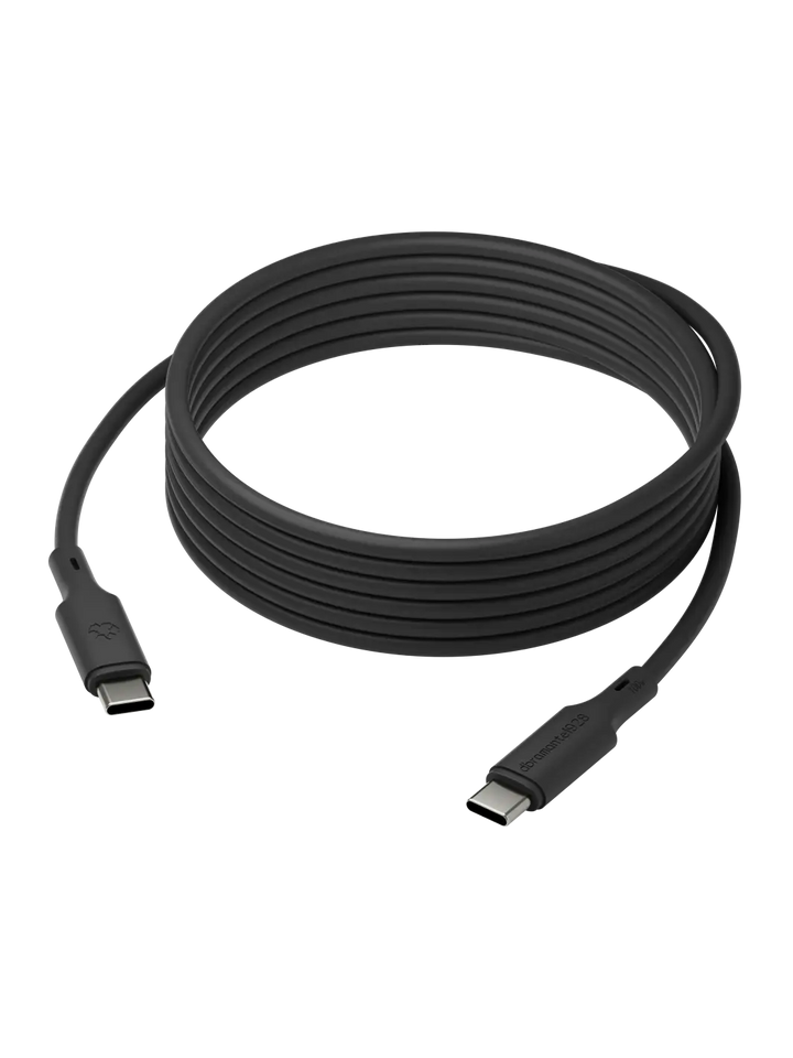 re-charge IT - Cable - 3m USB-C/USB-C 100W - Black Cable
