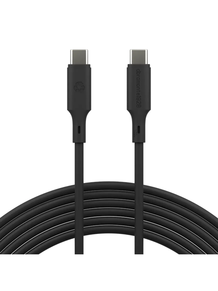 re-charge IT - Cable - 3m USB-C/USB-C 100W - Black Cable