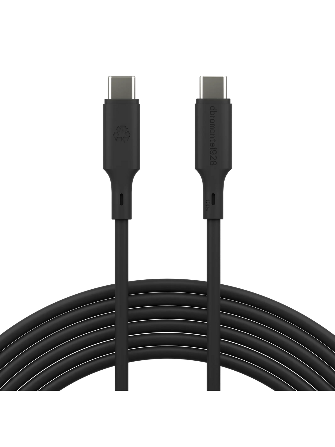 re-charge IT - Cable - 3m USB-C/USB-C 100W - Black Cable