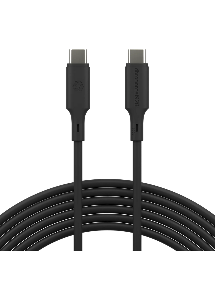 re-charge IT - Cable - 3m USB-C/USB-C 100W - Black Cable