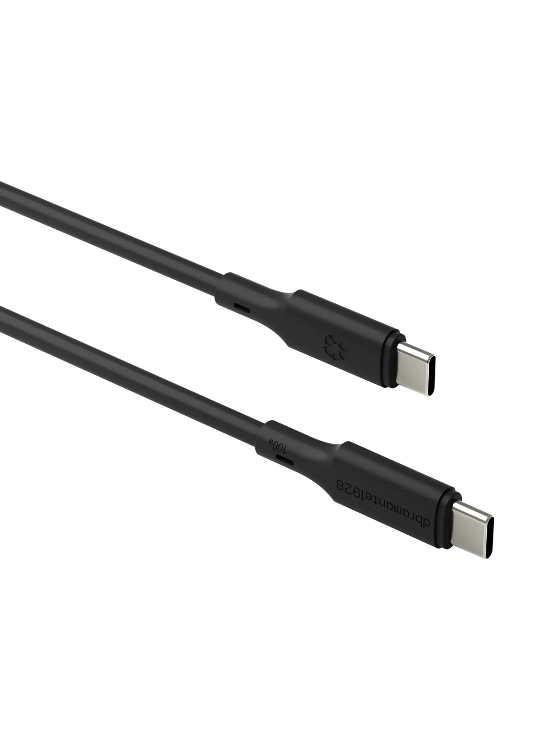 re-charge IT - Cable - 3m USB-C/USB-C 100W - Black Cable