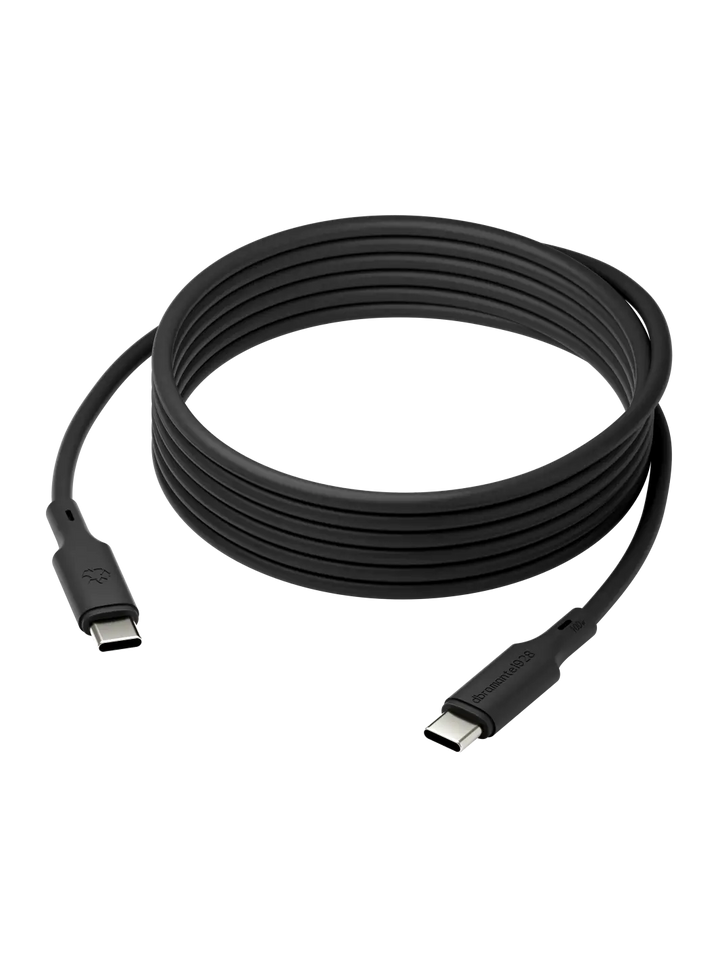 re-charge IT - Cable - 3m USB-C/USB-C 100W - Black Cable
