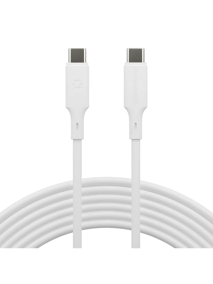 re-charge IT - Cable - 3m USB-C/USB-C 100W - White Cable