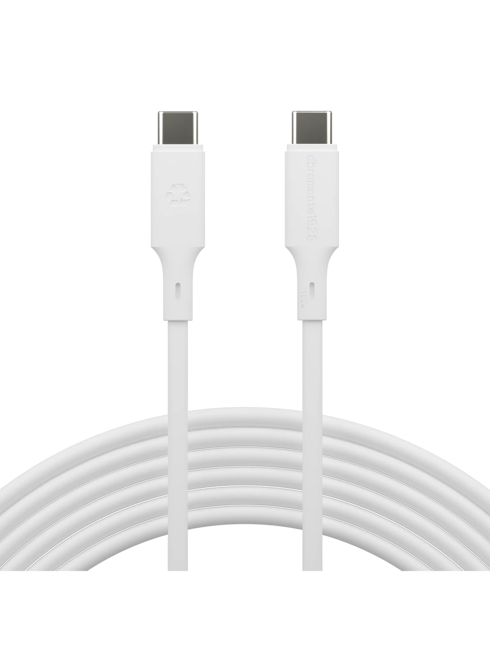 re-charge IT - Cable - 3m USB-C/USB-C 100W - White Cable