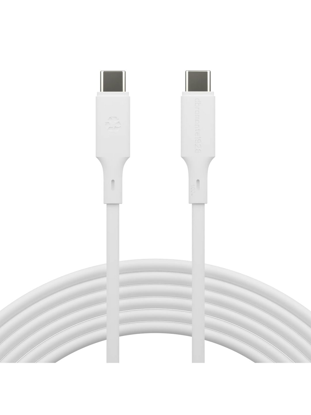 re-charge IT - Cable - 3m USB-C/USB-C 100W - White Cable