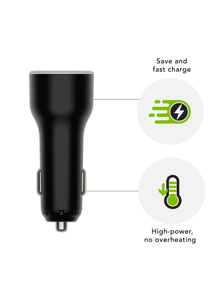 CAR CHARGERS Black 65W