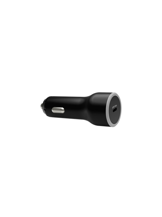 re-charge - Car Charger - USB-C 65W - Black