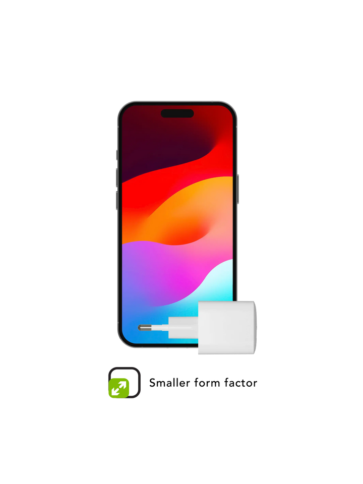 re-charge Pro - EU Wall Charger USB-A 18W - White Power Adapters & Chargers