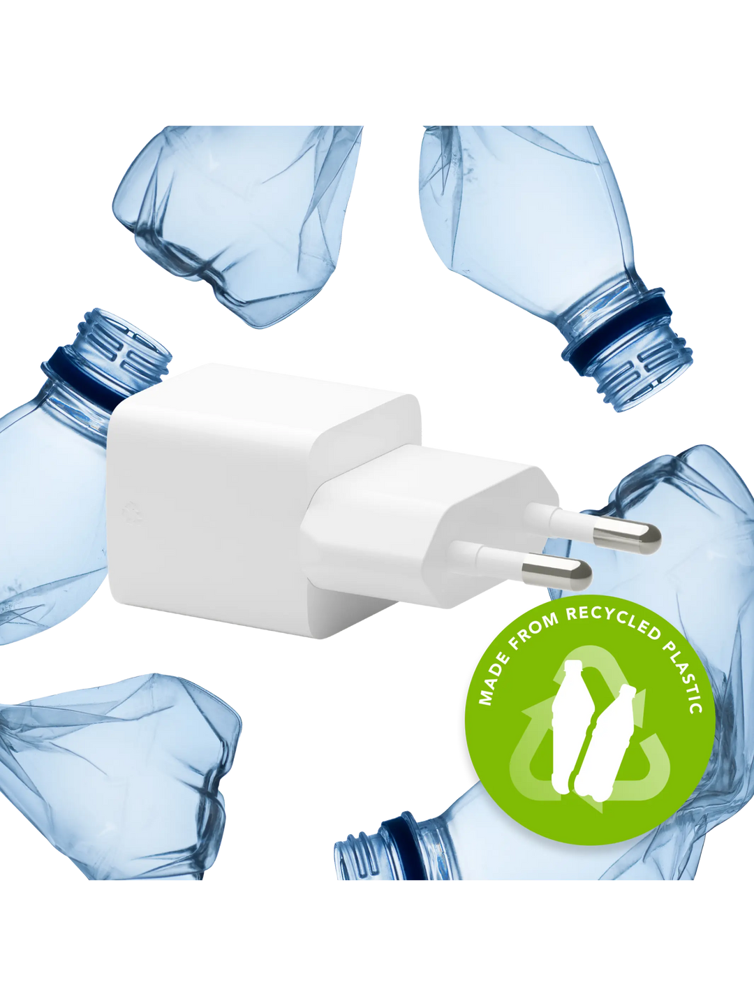 re-charge Pro - EU Wall Charger USB-C 20W - White