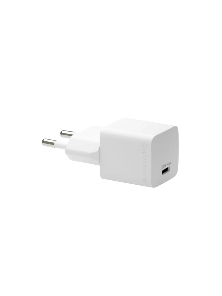 re-charge Pro - EU Wall Charger USB-C 20W - White
