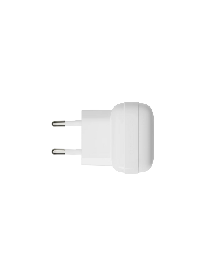 re-charge Pro - EU Flat Wall Charger 2xUSB-C 20W - White