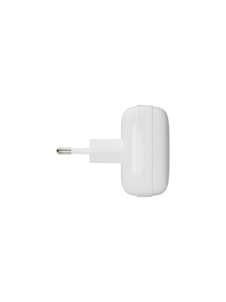 re-charge Pro - EU Flat Wall Charger 2xUSB-C 20W - White