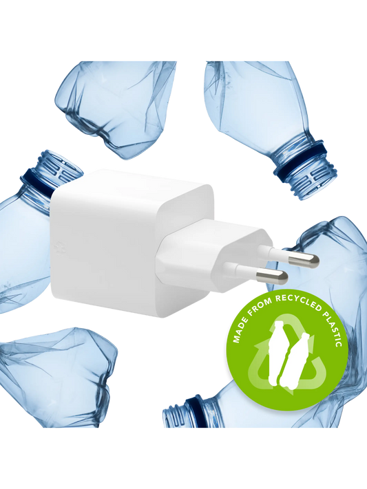 re-charge Pro - EU Wall Charger - USB-C 30W - White