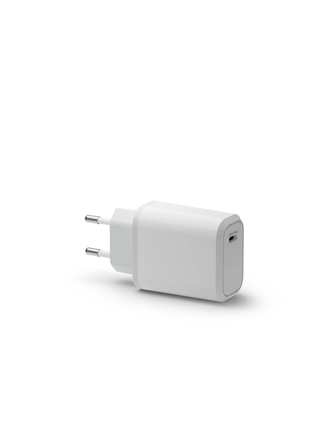 re-charge - EU Wall Charger - USB-C 30W - White Power Adapters & Chargers