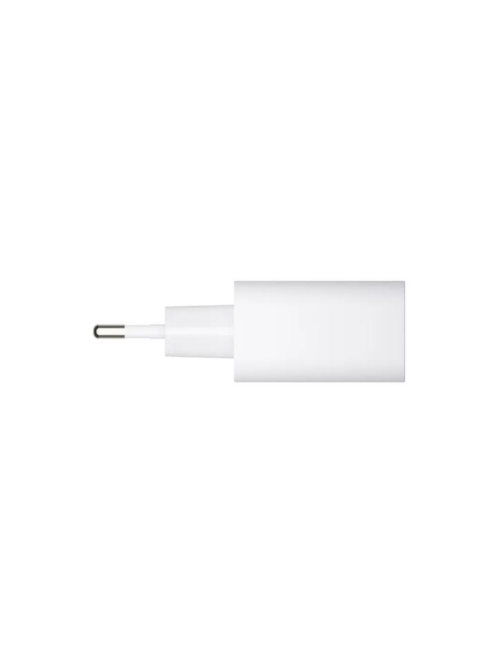 re-charge - Wall Charger - USB-C 30W+USB-A 18W - White Wall charger