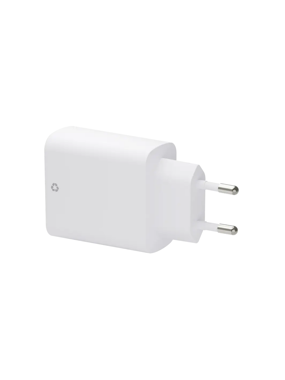 re-charge - Wall Charger - 2xUSB-C 45W - White Wall charger