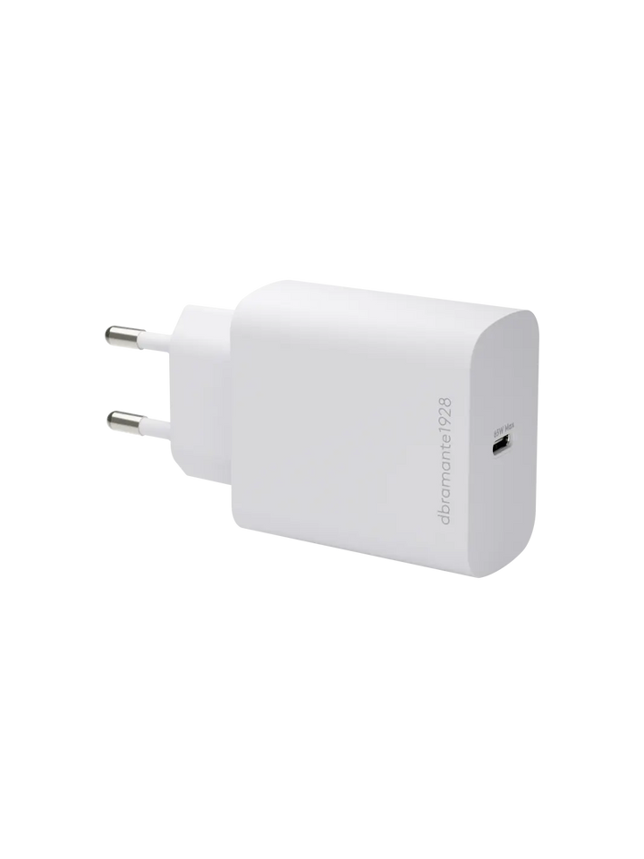 re-charge - Wall Charger - USB-C 65W - White Wall charger