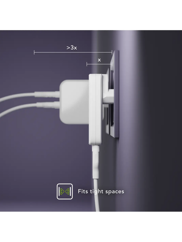 re-charge Pro - EU Slim Ladegerät - USB-C 20W+18W-A