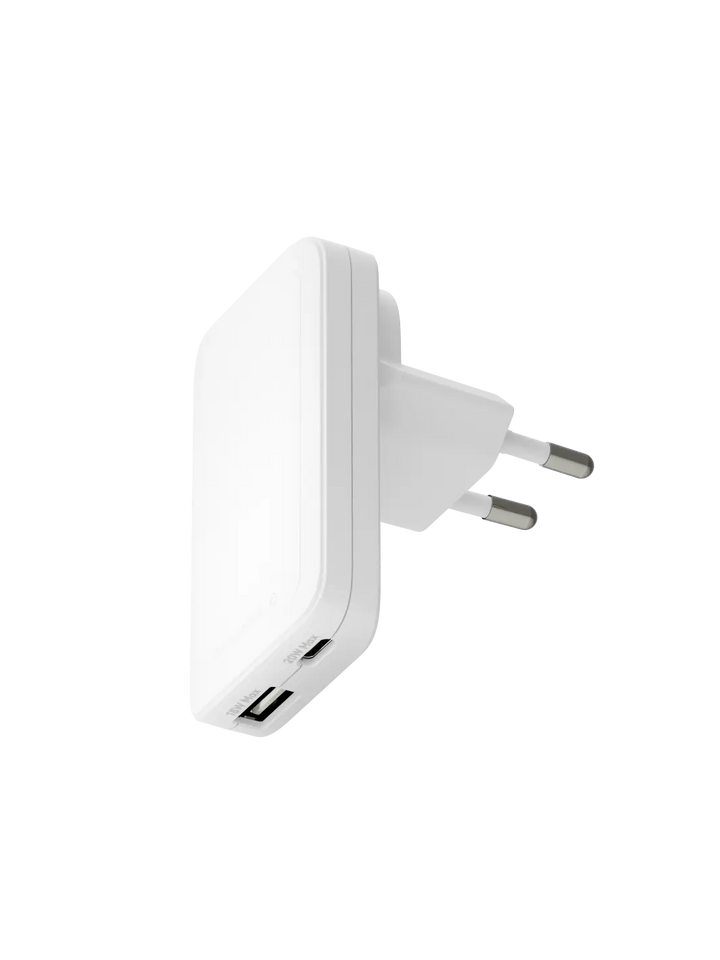 re-charge Pro - EU Slim Ladegerät - USB-C 20W+18W-A