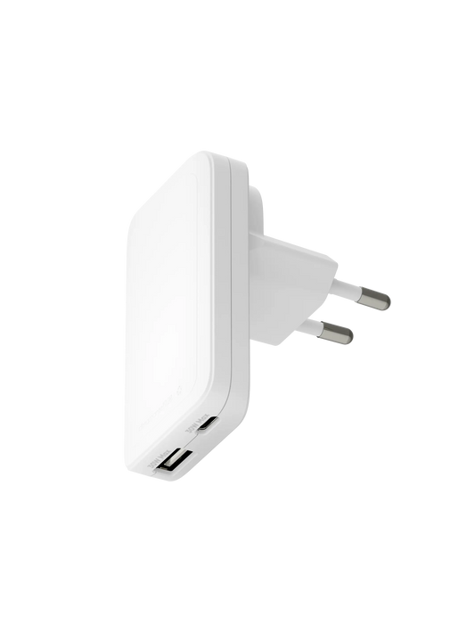 re-charge Pro - slank EU-oplader - USB-C 30W+30W-A