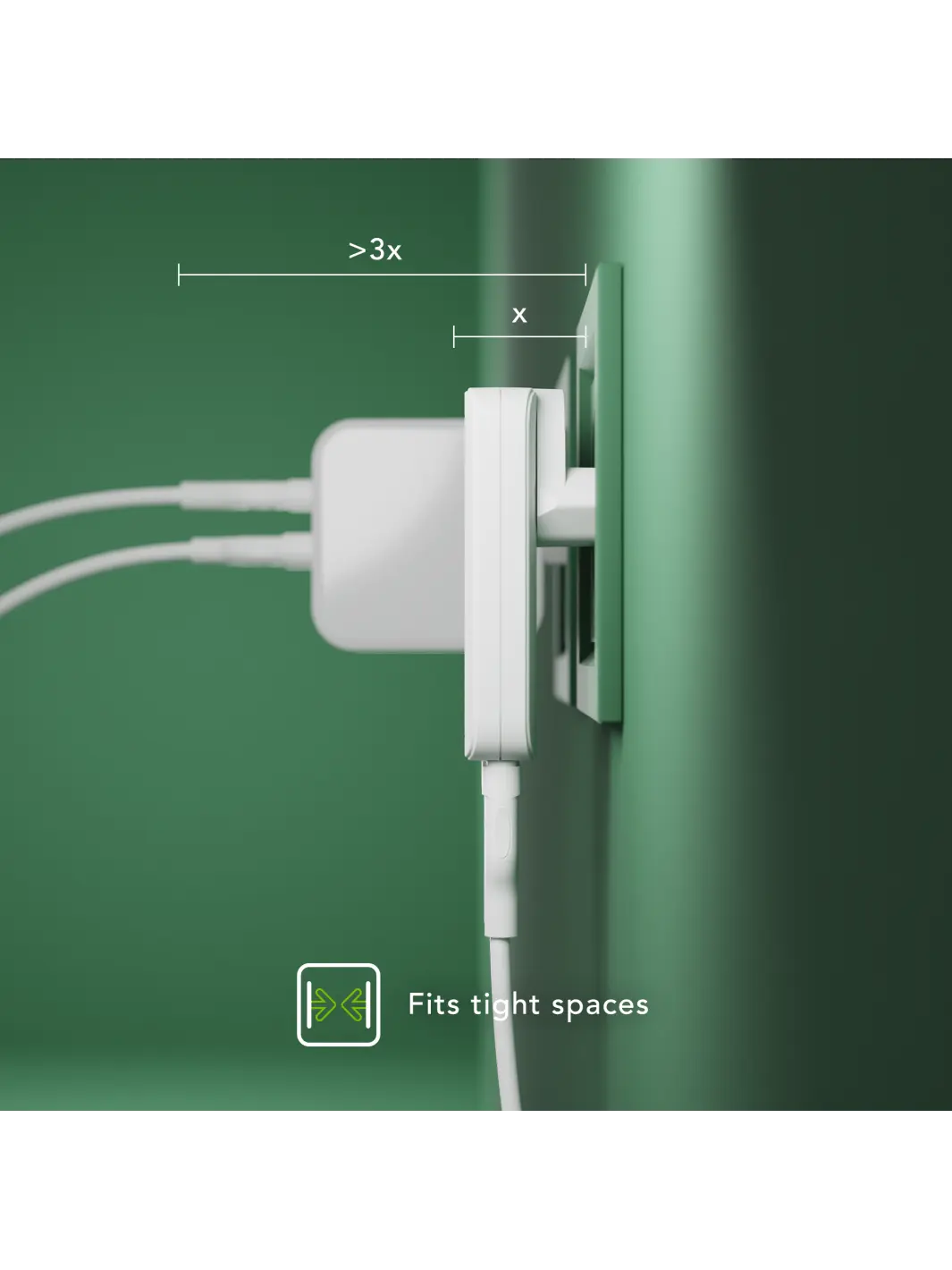 re-charge Pro - EU Slim Ladegerät - USB-C 30W+30W-A