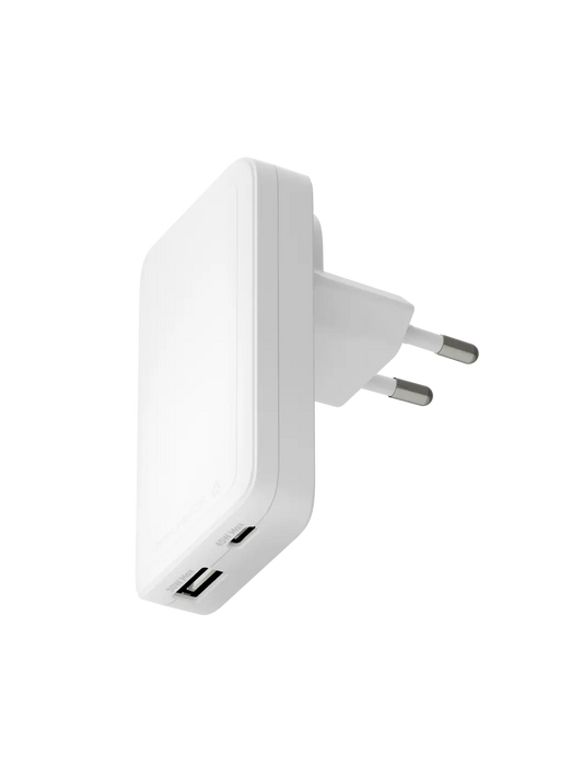 re-charge Pro - EU Slim Charger - USB-C 45W+30W-A Power Adapters & Chargers
