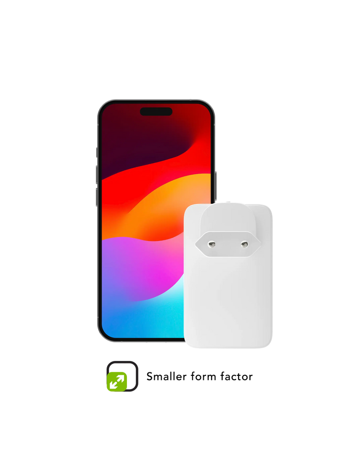 re-charge Pro - slank EU-oplader - USB-C 45W+30W-A