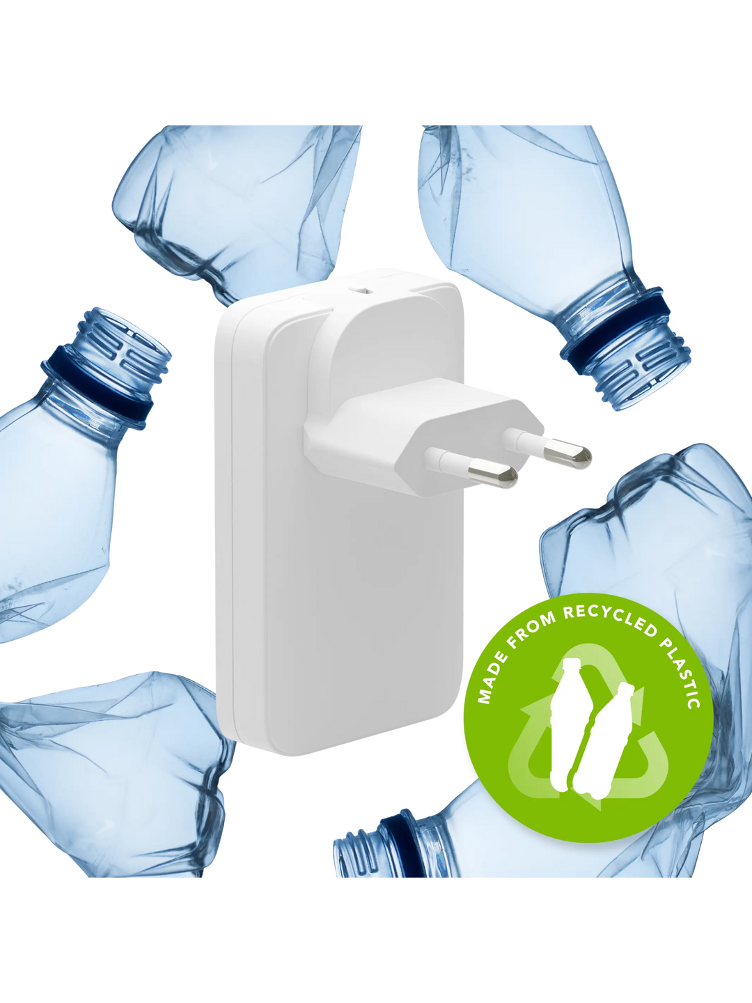 re-charge Pro - slank EU-oplader - USB-C 45W+30W-A