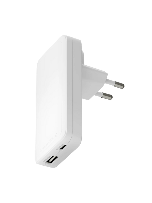 re-charge Pro - EU Slim Charger - USB-C 65W+30W-A Power Adapters & Chargers