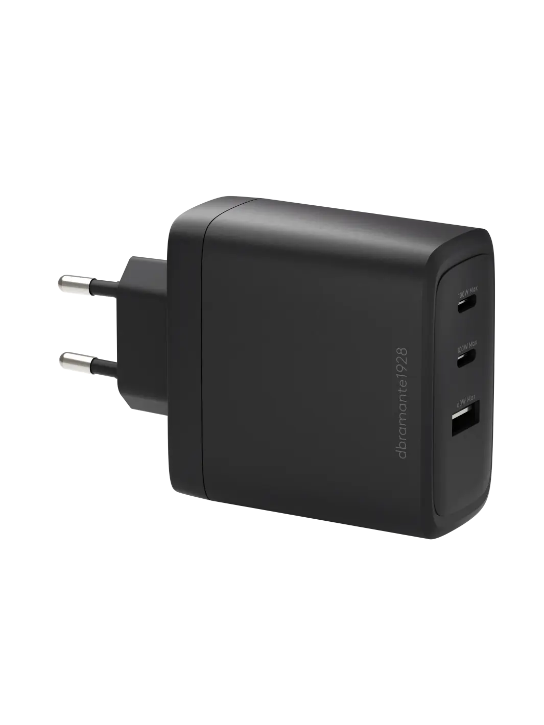 re-charge IT - EU Wall Charger - 2xUSB-C 100W + 1xUSB-A - Black Wall charger