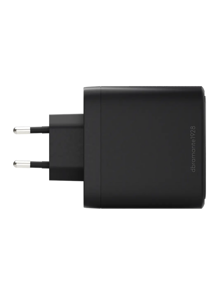 re-charge IT - EU-Wandladegerät - 2xUSB-C 100W + 1xUSB-A - Schwarz