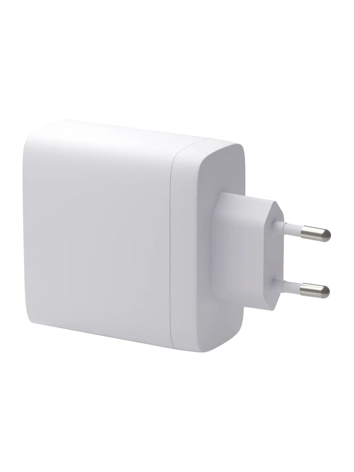 re-charge IT - EU-Wandladegerät - 2xUSB-C 100W + 1xUSB-A - Weiß