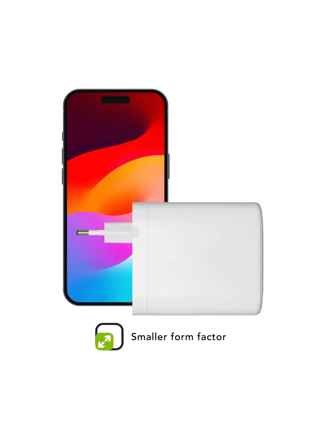 re-charge Pro - EU-Wandladegerät USB-C 140W+100W+18W - Weiß