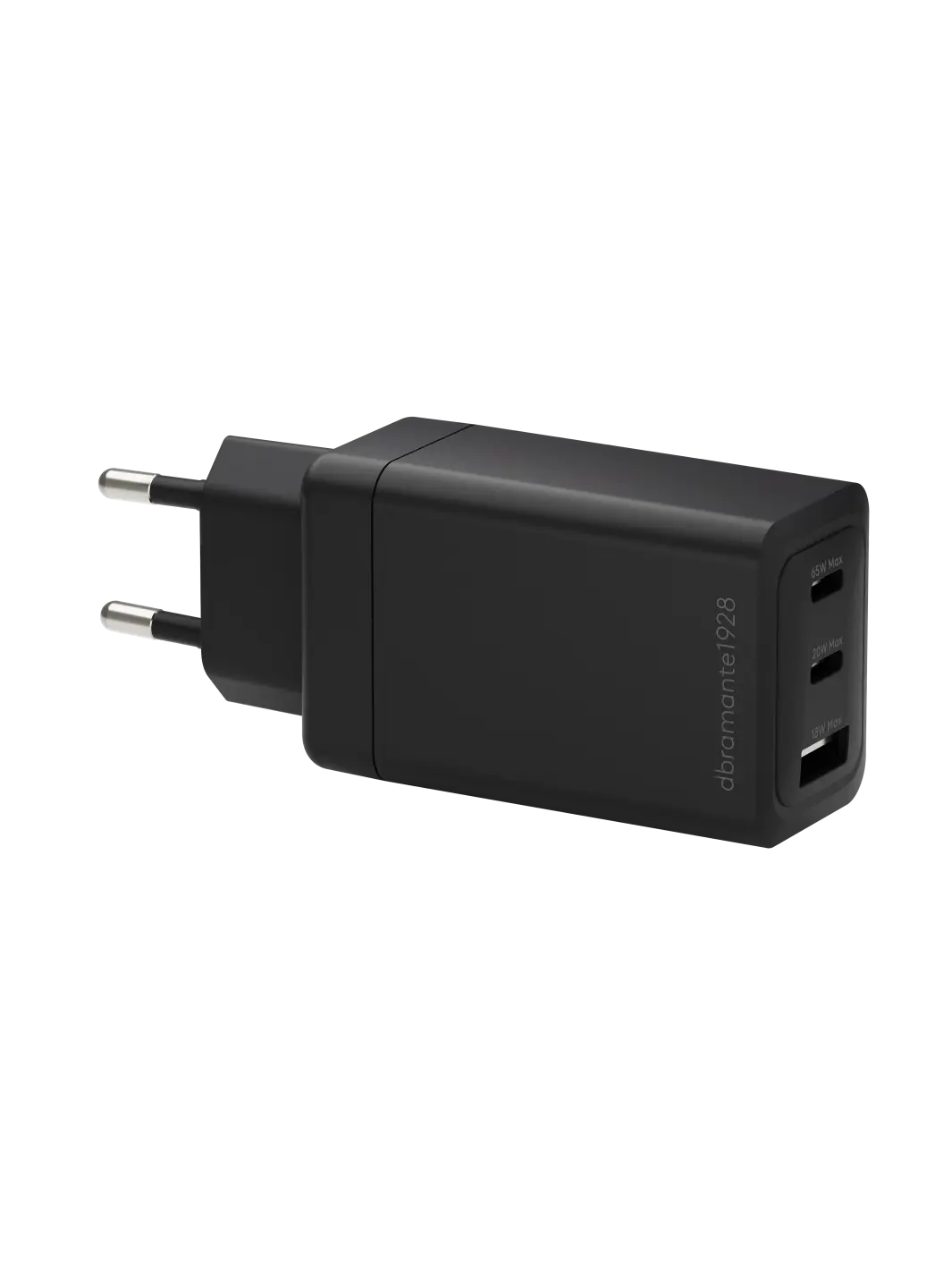 re-charge IT - EU Wall Charger - 2xUSB-C 65W + 1xUSB-A - Black Wall charger