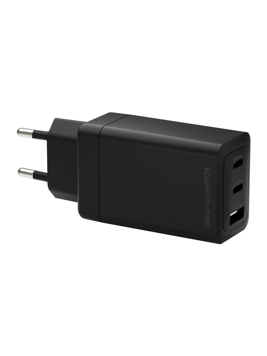 re-charge - IT - EU Wall Charger - 2xUSB-C 65W + 1xUSB-A - Black Wall charger